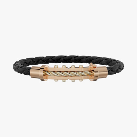 Turner Gold and Leather Bracelet